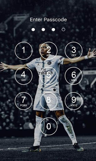 Kylian Mbappe Lock Screen 1 تصوير الشاشة
