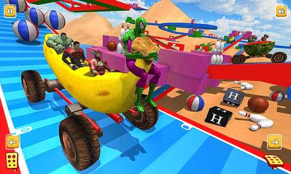 Superhero Apple Car Racing Games Android (Beta) screenshot 4