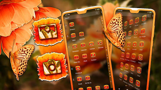Flower Butterfly Launcher Theme screenshot 4