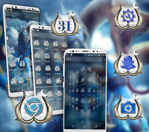 Angry Shiva Launcher Theme screenshot 3