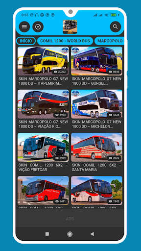 Skins World Bus Driving Simulator - PRO screenshot 1