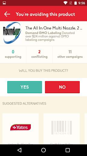 Buycott - Barcode Scanner Vote screenshot 1