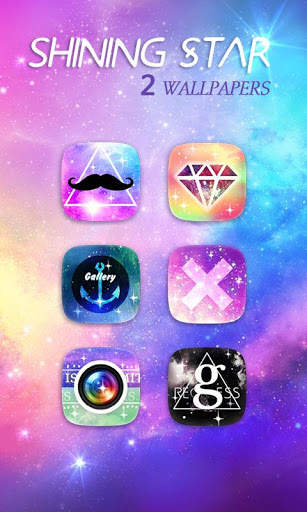 Shining Star GO Launcher Theme screenshot 2