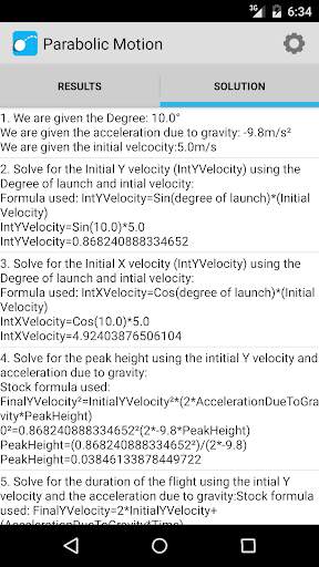 Projectile Motion Calculator скриншот 7