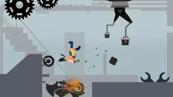 Spider Stickman Ragdoll Dismounting screenshot 4
