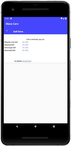 ManaCars -  cab , self driving  booking screenshot 6