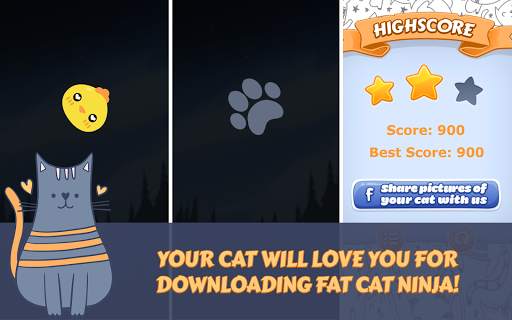 fat cat ninja - game for cats screenshot 2