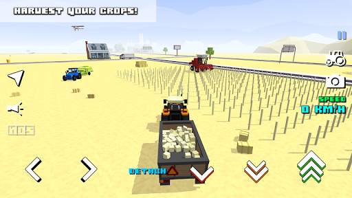 Blocky Farm Racing & Simulator screenshot 4