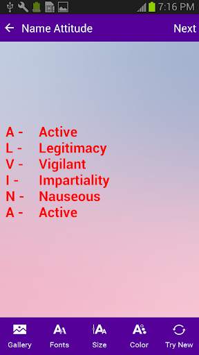 Name Attitude screenshot 4