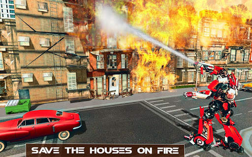Robot Transformation Fire Truck: Real Robot Wars screenshot 7