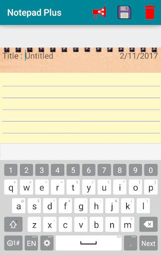 Notepad Lite screenshot 3