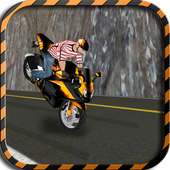 Crazy Bike Mountain Driving 3D logo