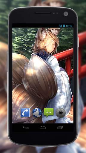 Fan Anime Live Wallpaper of Ran Yakumo screenshot 2