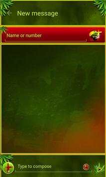 Rasta Weed SMS Theme screenshot 5