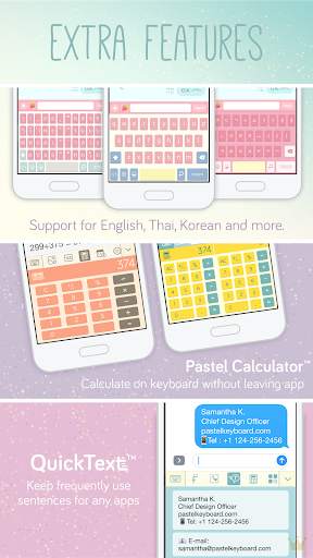 Pastel Keyboard Theme Color - VIP Premium screenshot 5