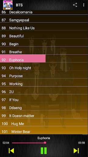 100   Lagu BTS Offline screenshot 5