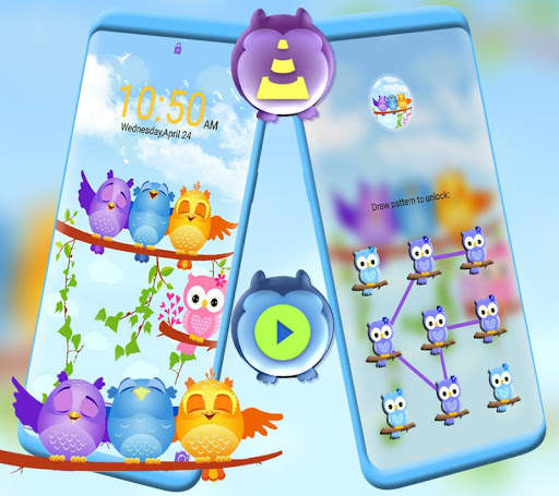 Animated Birds Launcher Theme screenshot 5