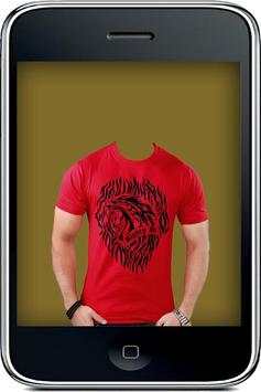Man Tshirt Photo Editor Suit screenshot 5