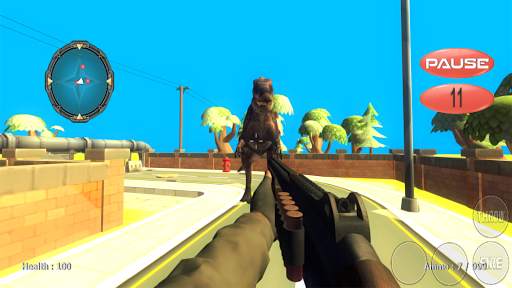 Dino Sniper berburu Kota screenshot 3