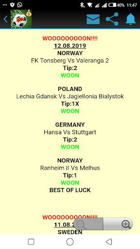 FREE SURE ODDS screenshot 1