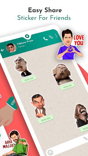 Funny Stickers For WhatsApp स्क्रीनशॉट 4