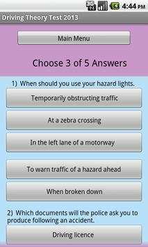 THEORY TEST  FREE screenshot 2