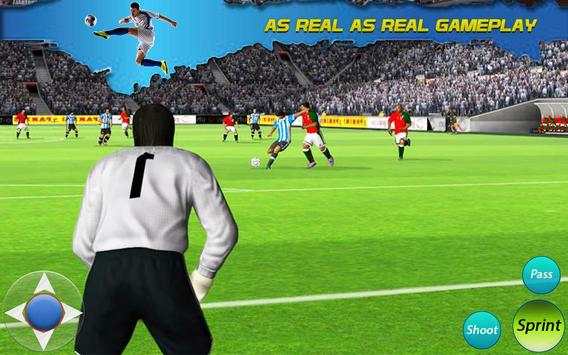 Pertandingan sepak bola sesungguhnya 2018 screenshot 3