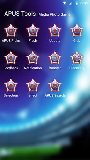 Cool free glow soccer APUS stylish sport theme screenshot 3