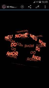 3D Meu Nome do Amor Wallpaper screenshot 3