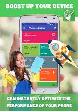 Free up Space Cleaner for WhatsApp screenshot 1