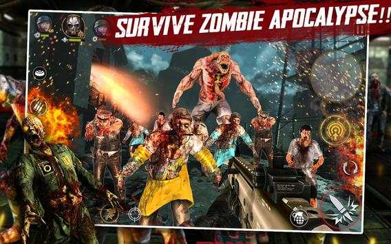Zombie shooting: FPS Zombie hunting Game screenshot 2