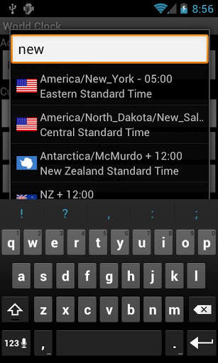 World Clock screenshot 1