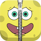 Sponge Boy Zipper Lock Screen أيقونة