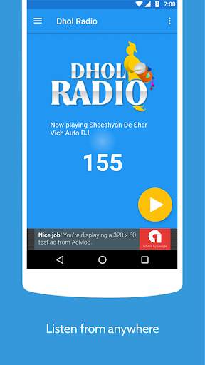 Dhol Radio - Punjabi Radio screenshot 1