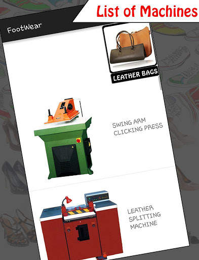 Footwear Machinery screenshot 4