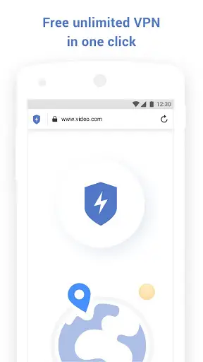 Fly Internet - Web browser with free VPN screenshot 3