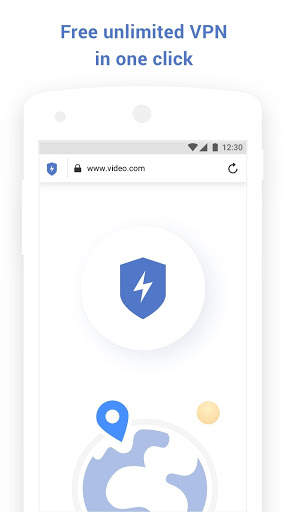 Fly Internet - Web browser with free VPN screenshot 3