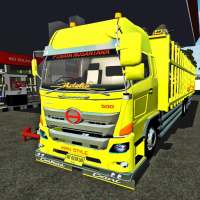 Mod BUSSID : Truck Hino 500NG Angkut Motor Sport logo