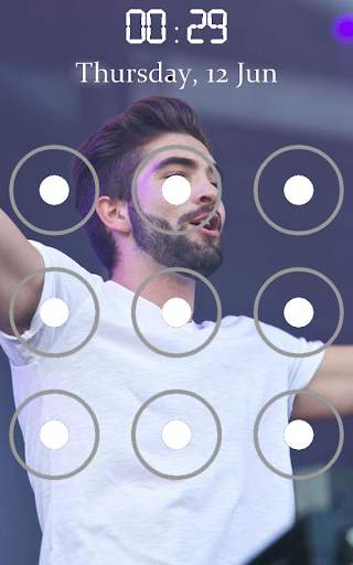 Kendji Girac Pattern Lock Screen screenshot 3