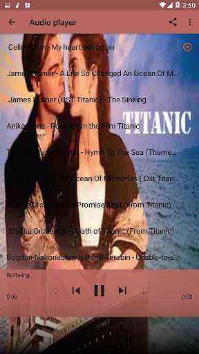 Titanic Memories and Celine Dion Music Mp3 screenshot 2