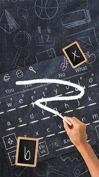 Blackboard Keyboard Theme स्क्रीनशॉट 2