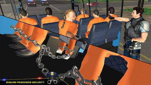 US Police Bus Transport Prison Break Survival Game screenshot 2