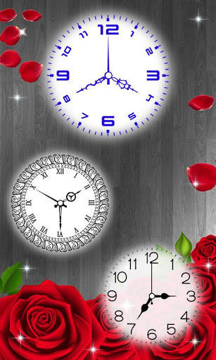 Rose Clock 3D Live Wallpaper screenshot 3