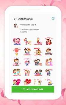 Romantic Love Stickers for Messenger WAStickerApps screenshot 16