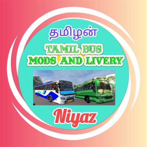 TAMIL BUS MOD LIVERY | INDONESIA BUS SIMULATOR MOD 1.5