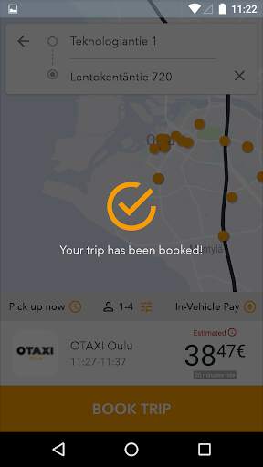 OTAXI Oulu screenshot 3