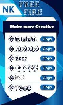 Name Maker for Free Fire screenshot 2