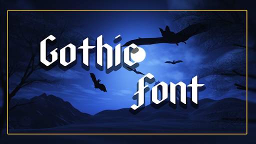 Gothic Free Font Style screenshot 1