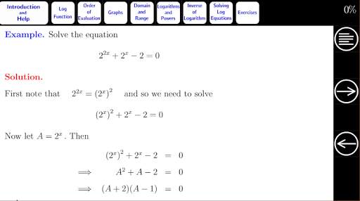 Algebra Tutorial 13: Logarithms II скриншот 7