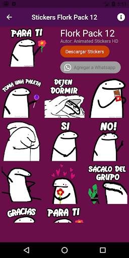 Flork Stickers - Animated screenshot 1
